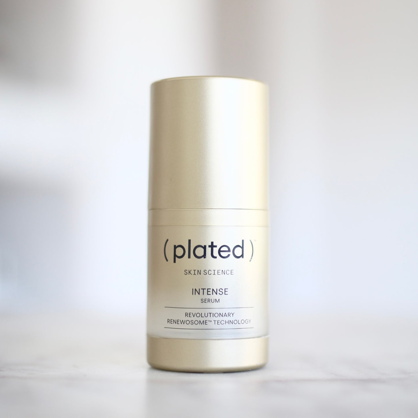 Plated Intense Serum — medical-grade growth factor serum powered by plated-derived exosomes and Renewosome technology for sale at Clover Skin Bar