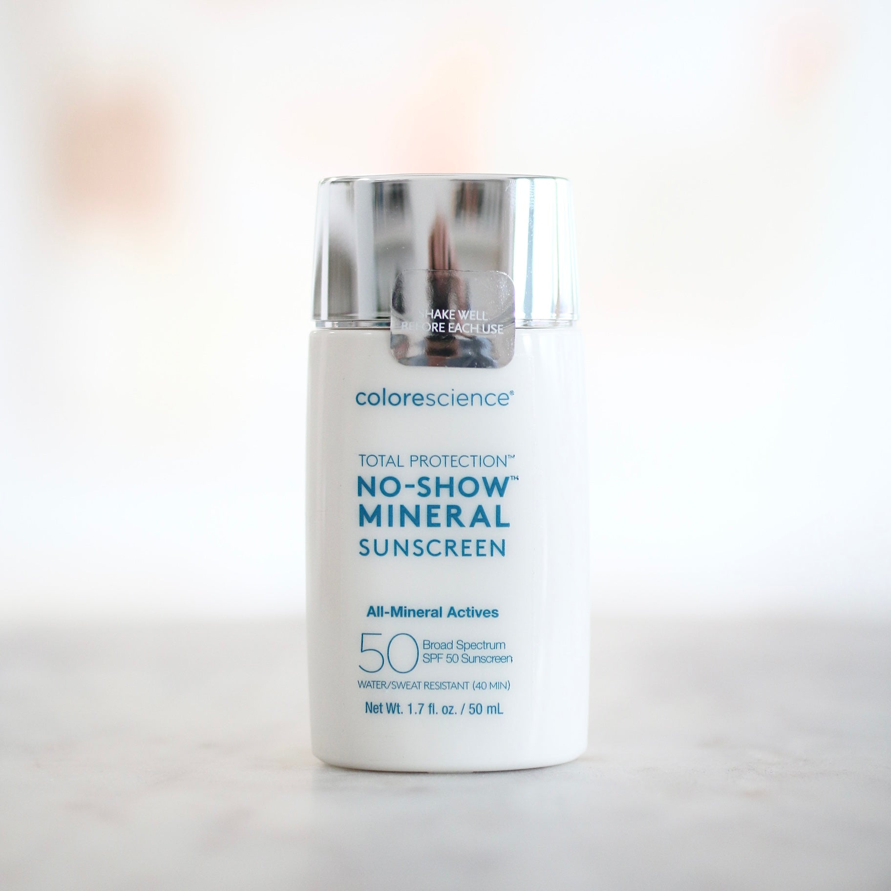 Total Protection No Show Mineral Sunscreen SPF 50 - Clover Skin Bar