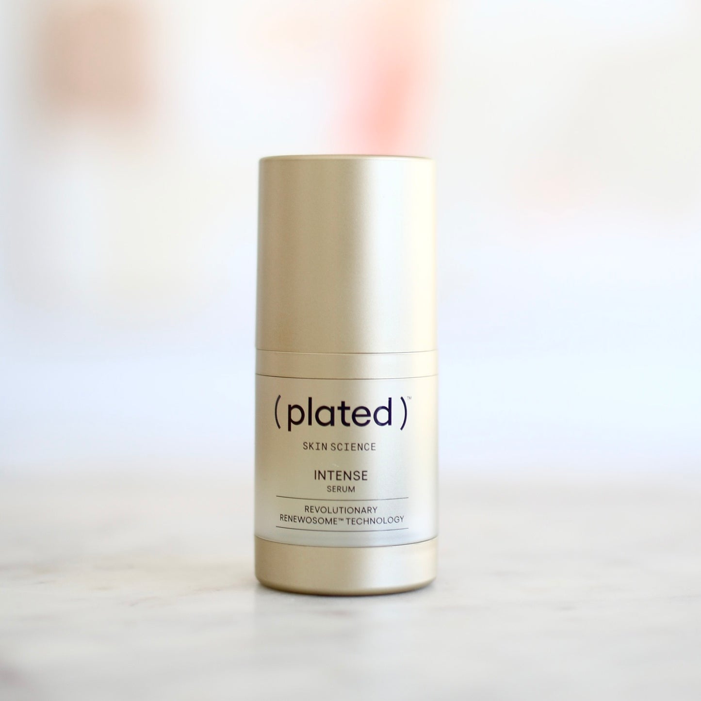 Plated Intense Serum — medical-grade growth factor serum powered by plated-derived exosomes and Renewosome technology for sale at Clover Skin Bar