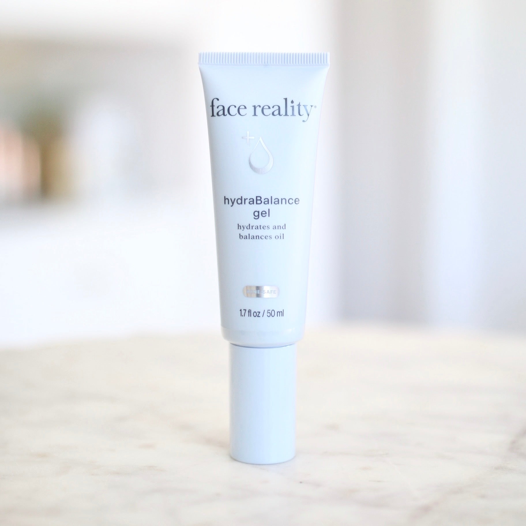 product image of 'face reality' hydraBalance serum on a light background