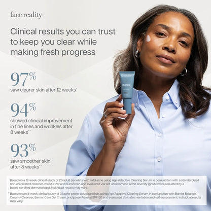 Face Reality Age Adaptive Clearing Serum for sale at Clover Skin Bar