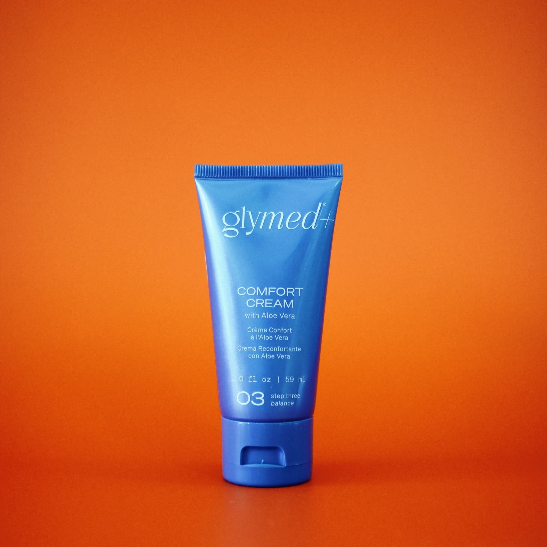 Product photo of Glymed Comfort Cream Hydrating Moisturizer with Aloe Vera for sale at Clover Skin Bar in Lindon Utah