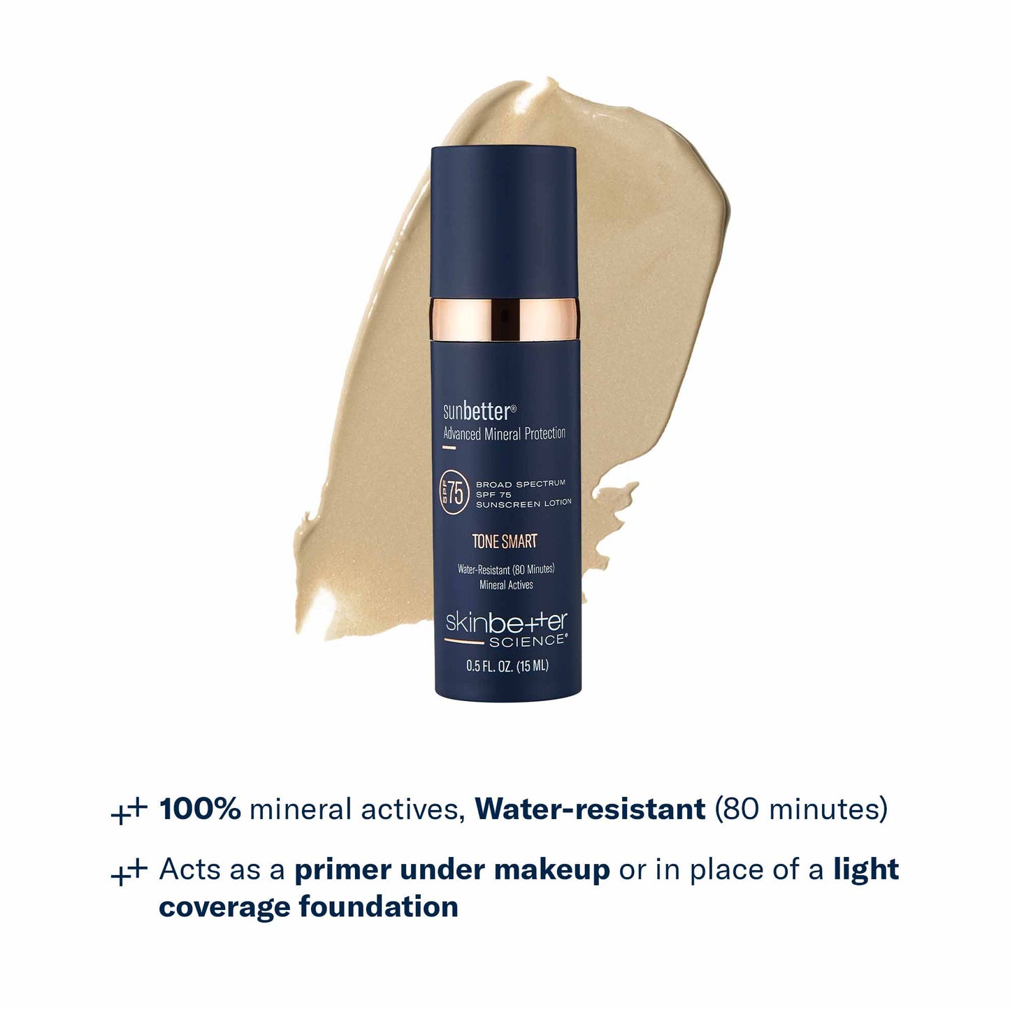 Sunbetter TONE SMART SPF 75 Sunscreen Lotion