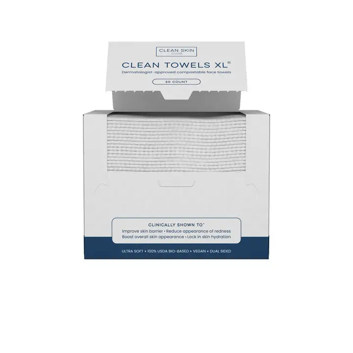 Clean Towels Xl™, Disposable Face Towels, 50 Count