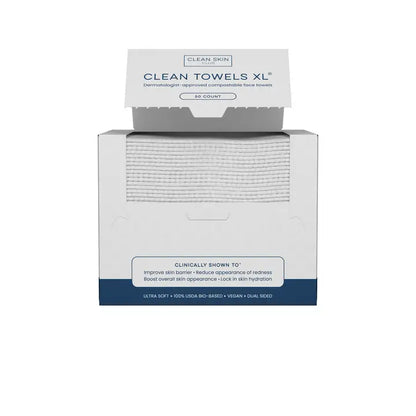 Clean Towels Xl™, Disposable Face Towels, 50 Count