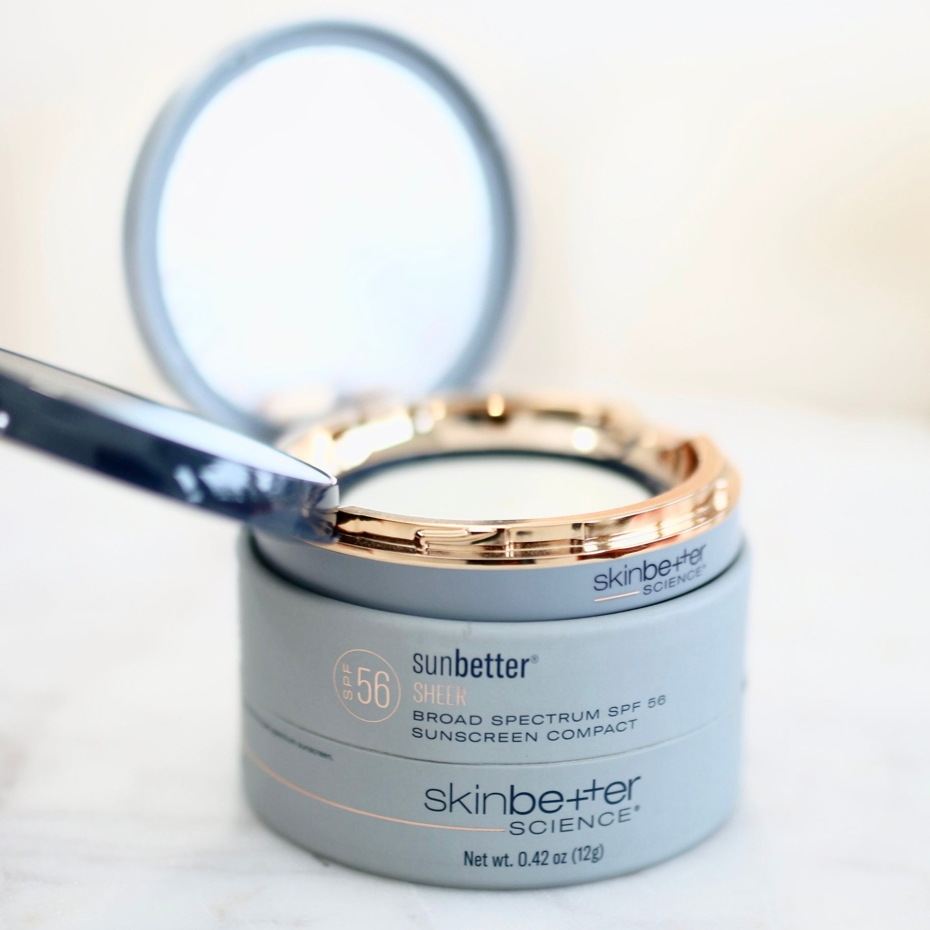Sunbetter SHEER SPF 56 Mineral Sunscreen Compact - Clover Skin Bar